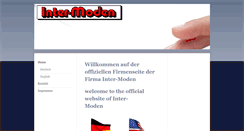 Desktop Screenshot of inter-moden.com