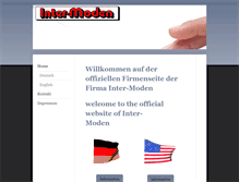 Tablet Screenshot of inter-moden.com